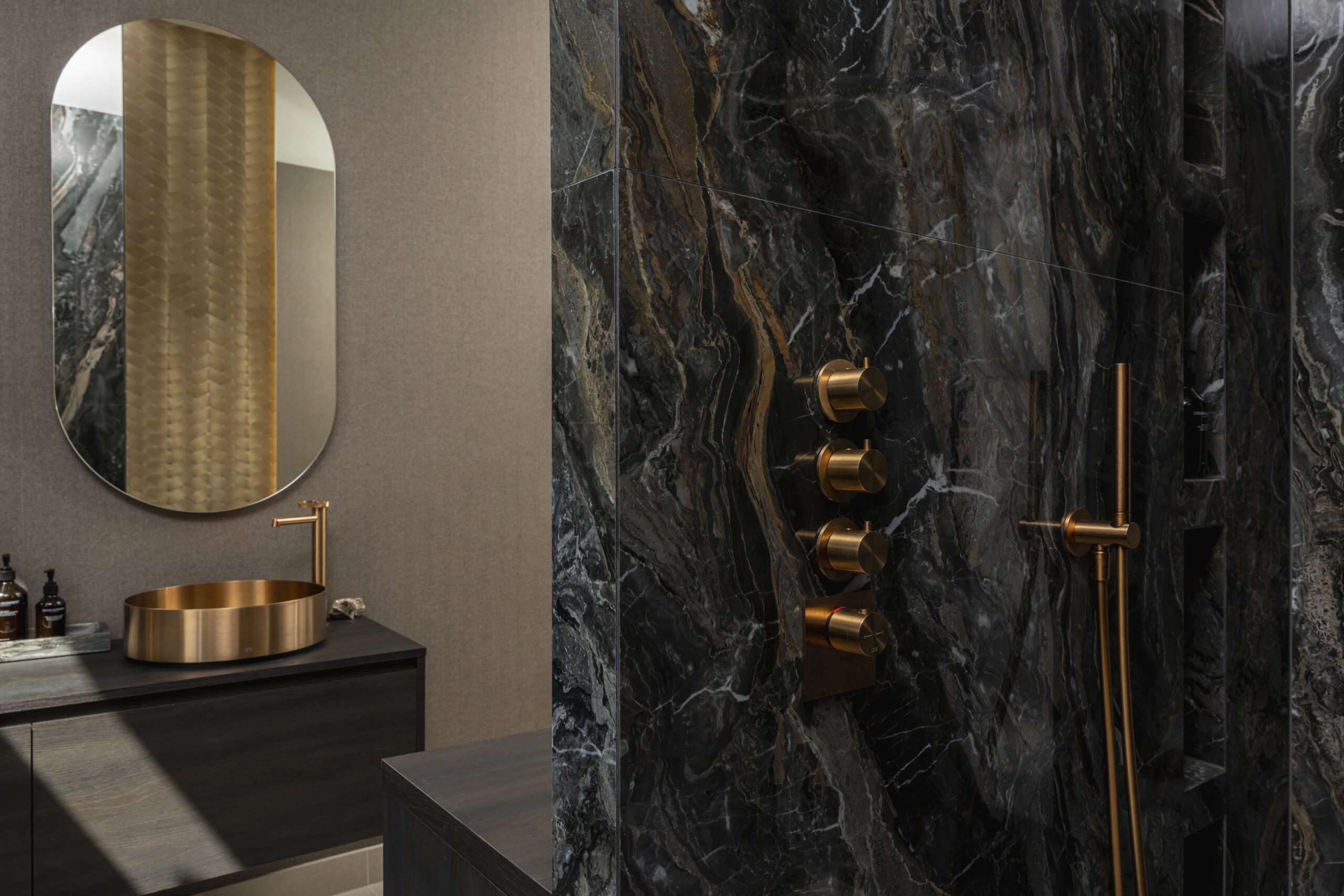 Glamoureuze badkamer